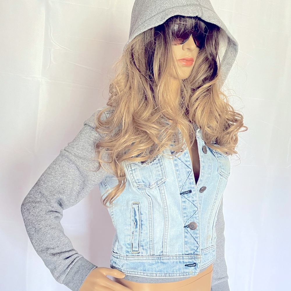 American Eagle 🦅 sweat jacket Jean jacket